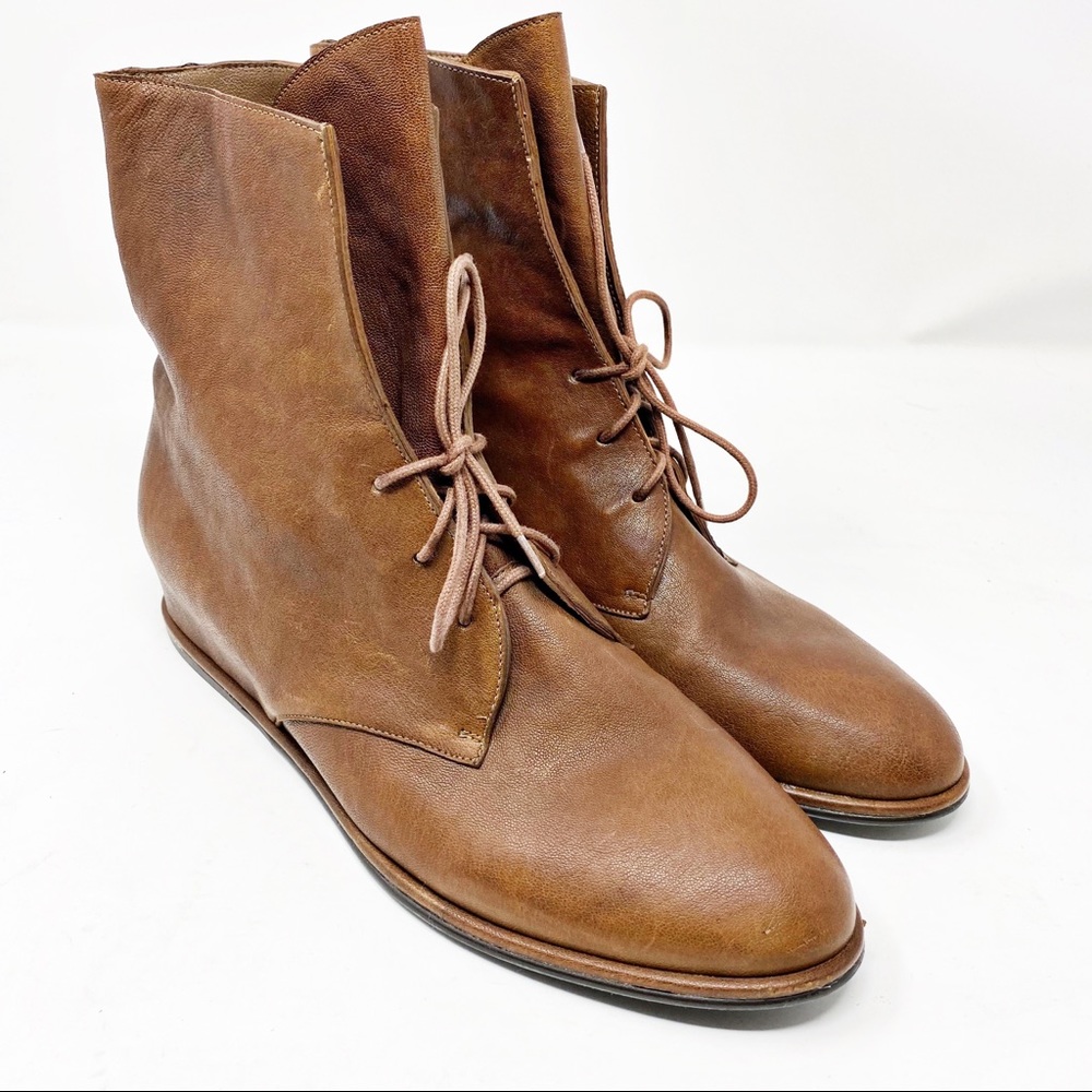 Stuart Weitzman Lace Up Booties - Picture 3 of 6